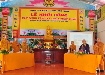 Lễ khởi công xây dựng Tăng xá chùa Pháp Minh