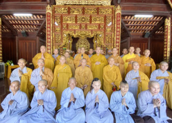 Trường hạ Chùa Pháp Minh tác pháp An Cư PL 2565-DL 2021