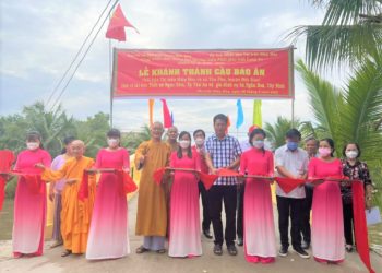 Lễ khánh thành cầu Báo Ân (Thổ Định) tại thị trấn Hiệp Hòa chào mừng Đại lễ Phật đản PL 2566