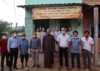 Ban Trị Sự GHPGVN Huyện Đức Hòa Lễ Bàn Giao Nhà Tình thương xã Đức Hòa Đông, huyện Đức Hòa