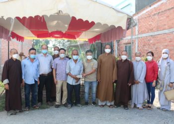 Ban Trị Sự GHPGVN Huyện Đức Hòa Lễ Khởi Công Xây Dựng Nhà Tình Thương Xã Đức Hòa Đông, Huyện Đức Hòa