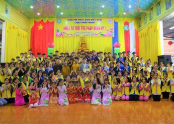 Chùa Pháp Minh tổ chức khóa tu Tuổi trẻ Pháp Minh kỳ 1