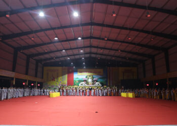 Khóa lễ tuần chiểu Đại giới đàn Liễu Lạc ngày thứ nhất