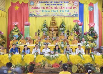 Đức Hòa: Chùa Pháp Minh khai mạc khóa tu mùa hè “Gieo hạt từ bi” lần thứ 4 năm 2022