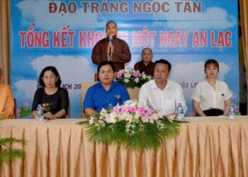 Đức Hòa: Điểm Sinh hoạt Tôn giáo Tập trung Ngọc Tân tổng kết Phật sự năm 2024