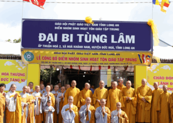 Đức Hòa: Lễ công bố điểm nhóm sinh hoạt tôn giáo tập trung Đại Bi Tùng Lâm