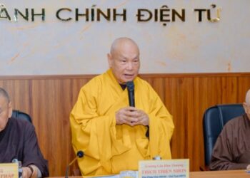 Trưởng lão Hòa thượng Chủ Tịch định hướng cho Đại Giới Đàn khu vực thí điểm tại Bình Dương và Long An