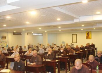 Trường Trung cấp Phật học Long An tổ chức thi học kỳ II, năm thứ I cho Tăng Ni sinh khoá VIII (2022-2025)