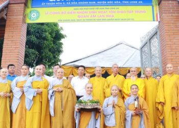 Đức Hòa: Lễ công bố Điểm nhóm sinh hoạt tôn giáo tập trung Quan Âm Lan Nhã