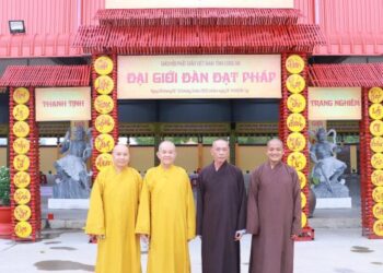 Chư Tôn đức quang lâm chỉ đạo và khảo sát các hạng mục phục vụ Đại giới đàn Đạt Pháp