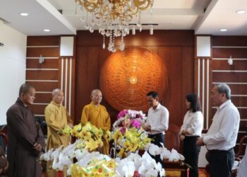 BTS GHPGVN tỉnh Long An, huyện Đức Hòa chúc tết Huyện ủy – HĐND – UBND – UBMTTQVN huyện Đức Hòa