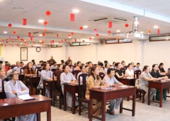 Đức Hòa: Buổi ôn tập thứ nhất Hội thi Giáo lý Phật tử năm 2024