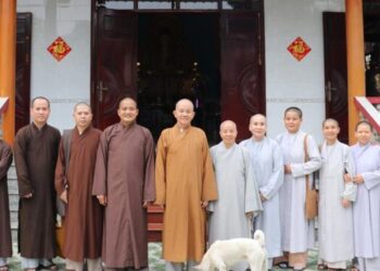 Ban Thường trực BTS GHPGVN tỉnh Long An khảo sát trú xứ tổ chức Đại giới đàn Liễu Lạc năm 2023