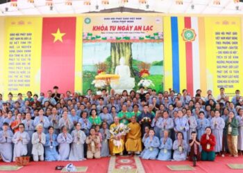 Đức Hòa: Khóa tu Ngày an lạc lần thứ 8 tại chùa Pháp Minh