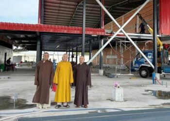 Hòa thượng Trưởng BTS tỉnh khảo sát công tác tổ chức Đại giới đàn Đạt Pháp