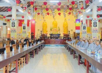 Đức Hòa: Ban Trị sự GHPGVN huyện họp mặt đầu xuân Quý Mão 2023